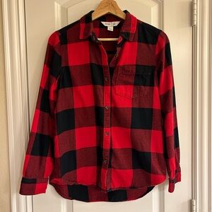 Old Navy Red Buffalo Plaid Button Up.